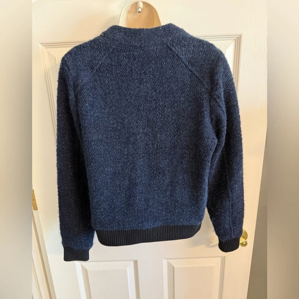 Levis Made & Crafted Jacket Womens XS Blue Wool Alpaca - Picture 2 of 16